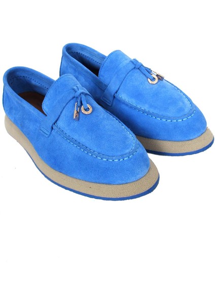 Alina Kadın Ayakkabı - Mavi Süet modelleri