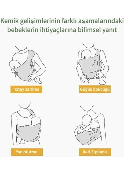 Ebeveynlik Emzirme Sırt Havlu Ergonomik Dikey Sarılma Kayışı (Yurt Dışından)