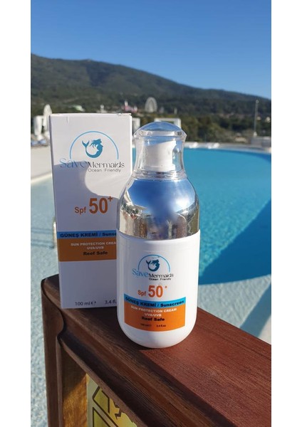 Güneş Kremi Spf 50+ Tüm Gün Koruma 50 Faktör Deniz Dostu 100 ml