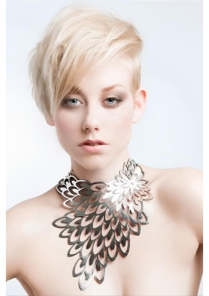 Deri Kolye - Gold - Tek Ebat