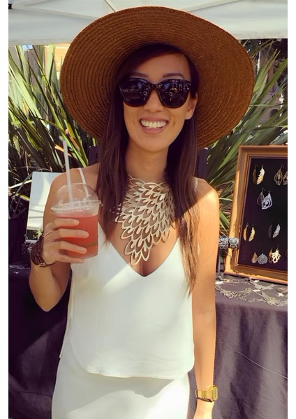 Deri Kolye - Gold - Tek Ebat fiyatları