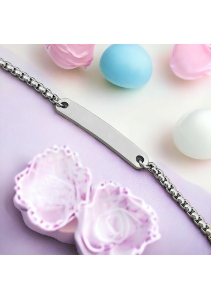 Çelik Isimli Bebek Çocuk Bileklik Künye Kararma Yapmaz fiyatları