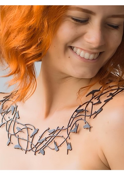 Deri Kolye - Siyah - Tek Ebat fiyatları