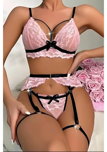 Pembe Gecelik - Pembe - S/m