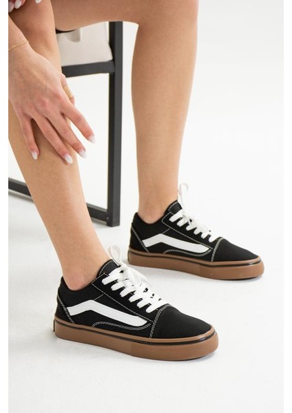 Siyah (Kahve Taban) Günlük Kadın Sneakers fiyatları