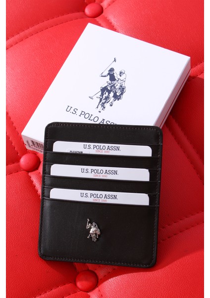 U.s. Polo Assn. 9608-09-10  Hakiki Deri Cüzdan Kartlık