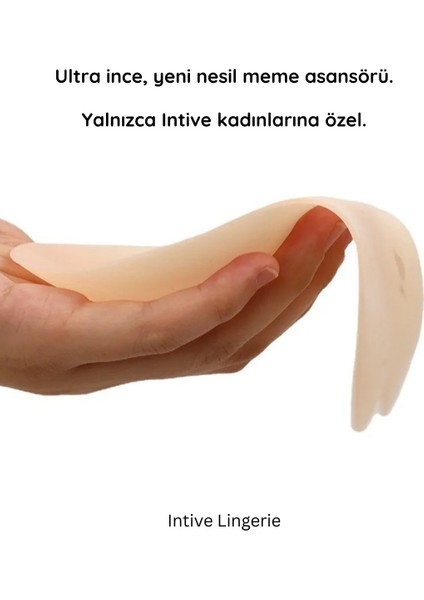 Intive Yeni Nesil Lazer Kesim Silikon Ultra Ince Meme/göğüs ASANSÖRÜ-1317 fırsatları