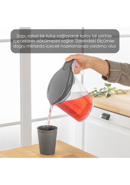 6 Parça Sürahi-Bardak Seti, 6'lı Piknik,kamp Seti , Sürahi Bardak Seti