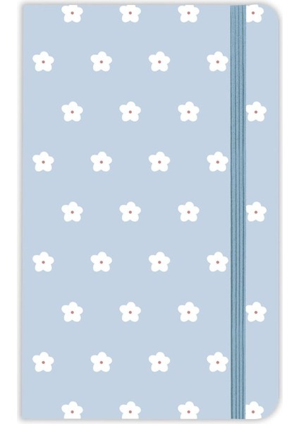 Çizgili Ciltli Doğa Defter Papatya 9X14