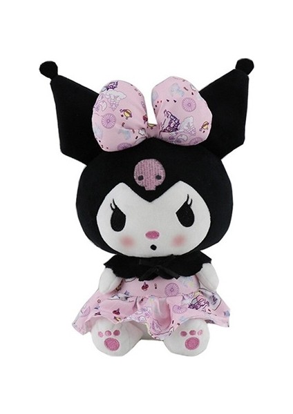 Kabarık Kuromi Prenses Yay Peluş Yumuşak Anime Karikatür Ragdoll (Yurt Dışından)