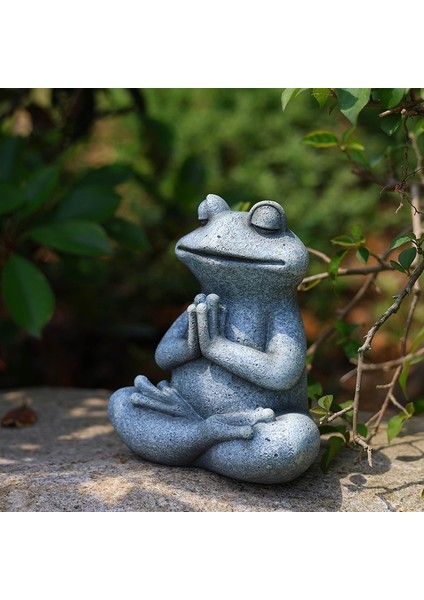 Amerikan Meditasyon Yoga Kurbağa Reçine Süsleme (Yurt Dışından) fırsatları