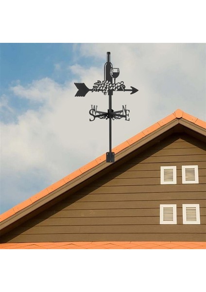 Yaratıcı Metal Göstergesi Çatı Bahçesi Dekorasyon Süsleri (Yurt Dışından) modelleri