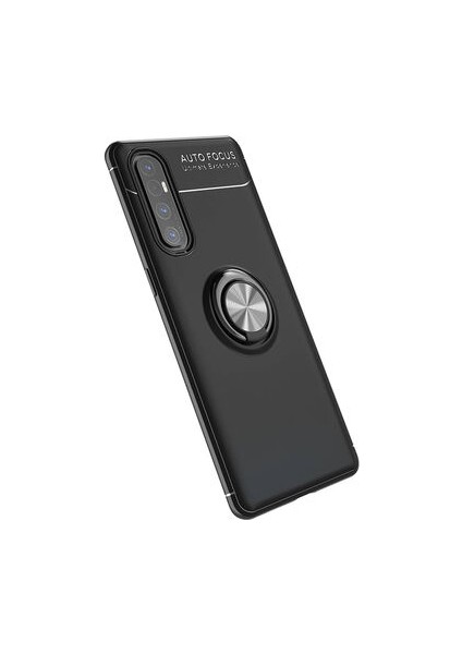 Oppo Reno 3 Pro 5g Kılıf Yüzüklü Sağlam Esnek Ringo Silikon Kapak