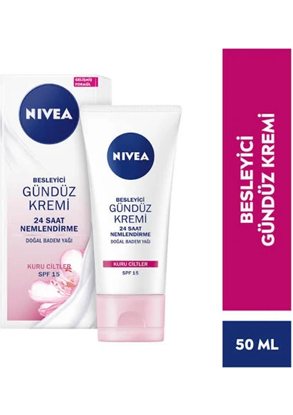 NİVEA ESSENTİALS BESLEYİCİ GÜNDÜZ KREMİ  50 ML KURU CİLT BAKIMLER