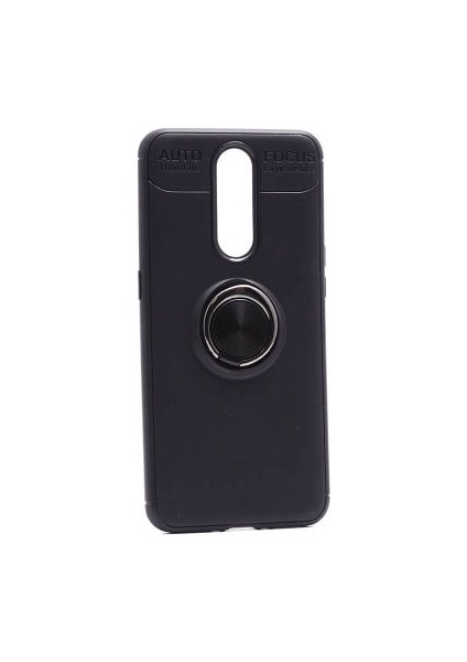 Oppo RX17 Pro Kılıf Yüzüklü Sağlam Esnek Ringo Silikon Kapak
