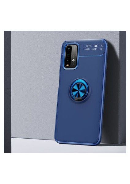 Redmi Note 9 4g Kılıf Yüzüklü Sağlam Esnek Ringo Silikon Kapak