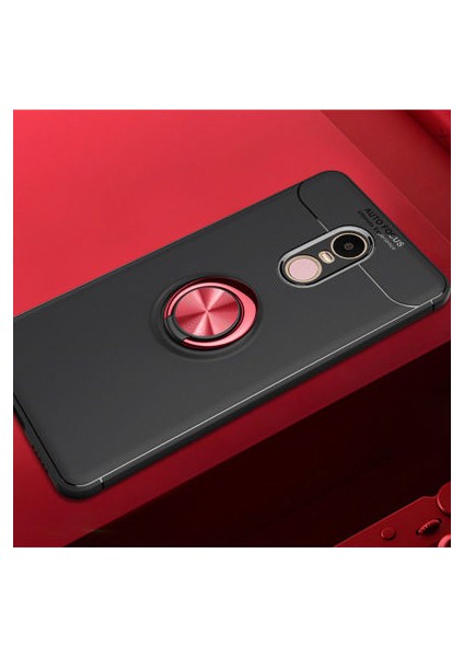 Redmi Note 4x Kılıf Yüzüklü Sağlam Esnek Ringo Silikon Kapak