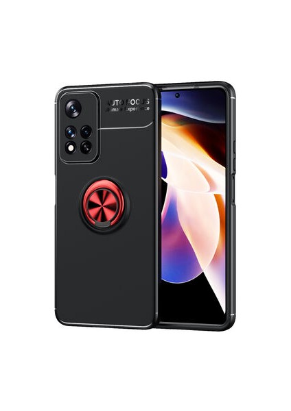 Redmi Note 11 Pro 5g Kılıf Yüzüklü Sağlam Esnek Ringo Silikon Kapak