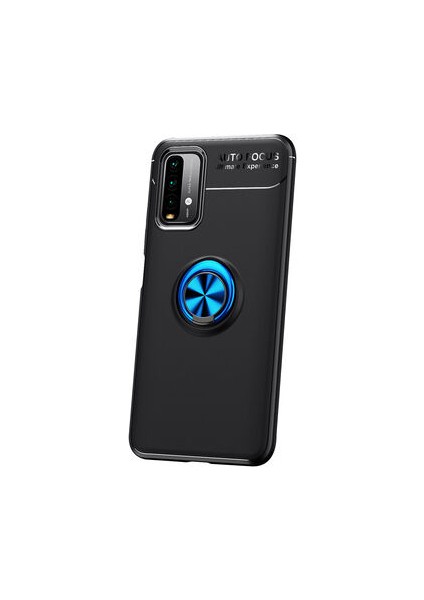 Redmi Note 9 4g Kılıf Yüzüklü Sağlam Esnek Ringo Silikon Kapak