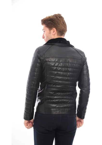 Saremod Kürk Yaka Erkek Deri Mont fiyatları