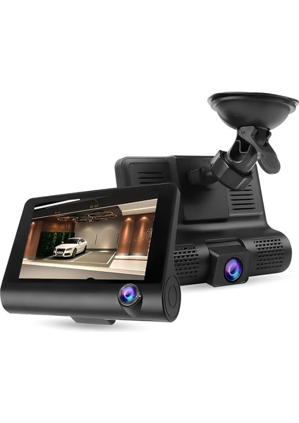 3 Kameralı Araç Seti Full Hd Wdr 170 Derece Geniş Açılı