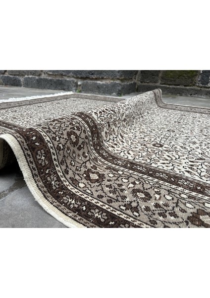147X218 cm El Dokuma Vintage Çiçek Desenli Yün Türk Kilim indirimleri