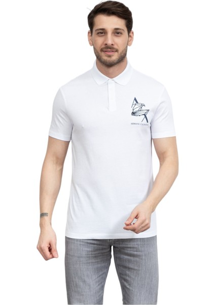 Logo Baskılı Polo Yaka Pamuk Regular Fit T Shirt Erkek T Shirt 6rzfal ZJ9TZ