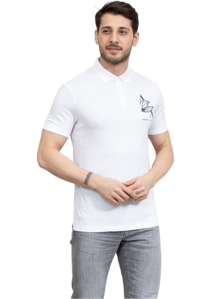 Logo Baskılı Polo Yaka Pamuk Regular Fit T Shirt Erkek T Shirt 6rzfal ZJ9TZ