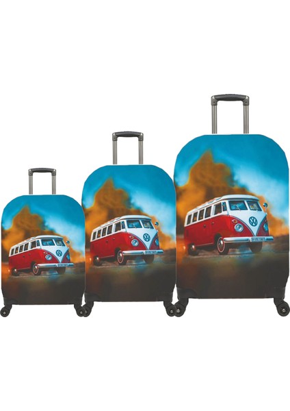 Valiz / Bavul Kılıfı Büyük, Orta, Kabin Boy Kılıf Seti, My 81 W Minibüs