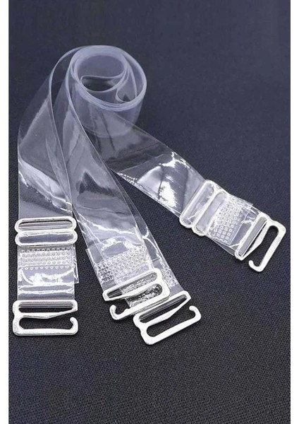 Weweus 6'lı Kadın Şeffaf Sütyen Askısı Metal Uç 10016