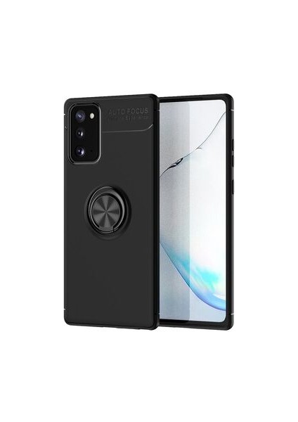 Samsung Galaxy S20 Fe Ultra Koruma Sağlayan Stant Özellikli Yüzüklü Ravel Silikon Kılıf