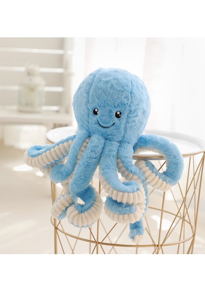 40CM Büyük Ahtapot Peluş Oyuncak Ahtapot Bebek Çocuk Hediyesi Bez Bebek Sekiz Bacaklı Kalamar Bebek (Yurt Dışından)