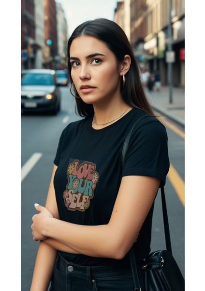 Kadın Baskılı T-Shirt Kadın Tişört fiyatları
