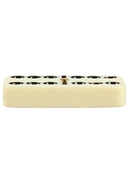 Büyük Boy Domino Oyun Seti Seramik Çantalı 4 x 2 x 1 cm