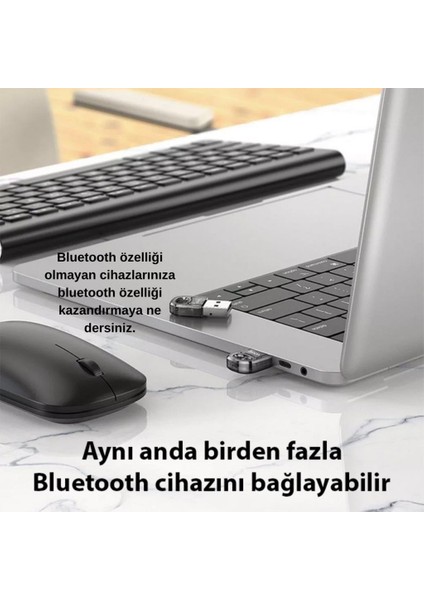 BT5.1V USB Bluetooth Adaptör, Televizyon, Bilgisayar Bluetooth Özellik ADAPTÖRÜ,20MT Mesafeli