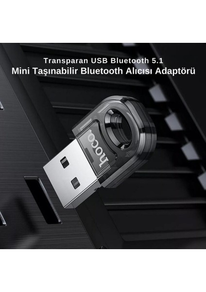 BT5.1V USB Bluetooth Adaptör, Televizyon, Bilgisayar Bluetooth Özellik ADAPTÖRÜ,20MT Mesafeli