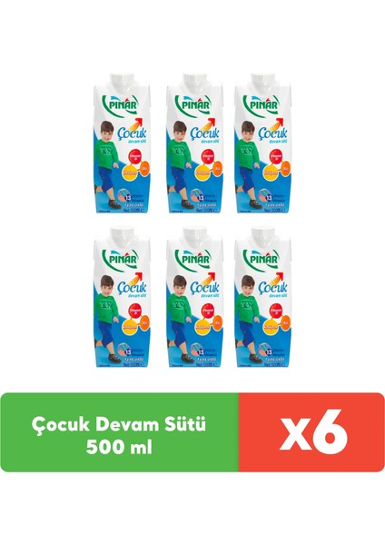 Çocuk Devam Sütü 500 ml x 6 Adet