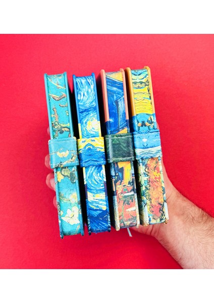 Van Gogh Tasarımlı Mıknatıs Kapaklı Defter BM-1203 fırsatları