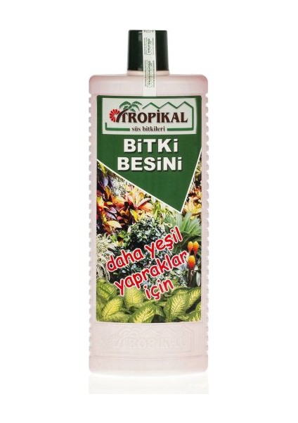 Tropikal Daha Yeşil Yapraklar Için Bitki Besini Süs Bitkileri 1000ML