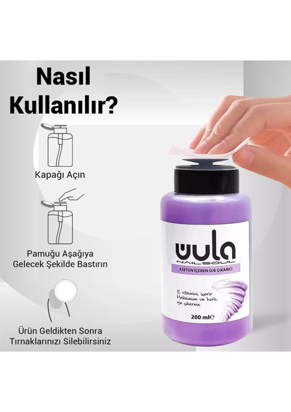 Pompalı Aseton İçeren Oje Çıkarıcı 200 ml