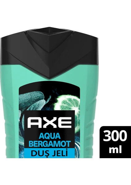 Premium Collection Duş Jeli Aqua Bergamot 3 In 1 Vücut Saç Yüz 300 ml