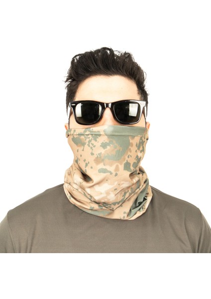 Siyah Askeri Bandana Buff