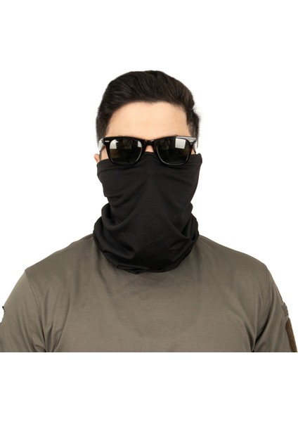 Siyah Askeri Bandana Buff