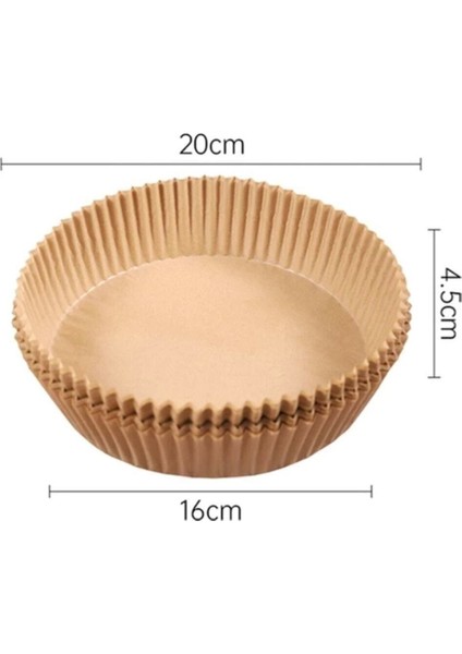 50 Adet 16X20cm Airfryer Pişirme Kağıdı Hava Fritözü Xiaomi Philips Yağsız Tefal Kumtel Mi Kağıt fiyatları