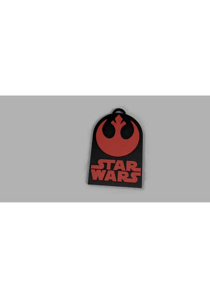 2'li Star Wars Anahtarlık, Star Wars Logo Anahtarlık