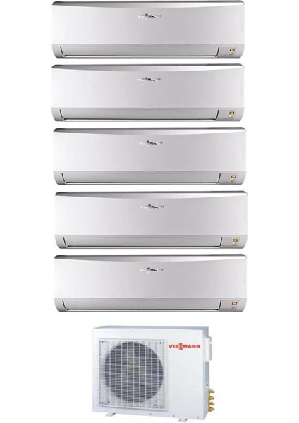 Vitoclima (O5F3121M2) A++ İç 5 - 12000 BTU Dış Ünite 48000 BTU Multi Inverter Klima