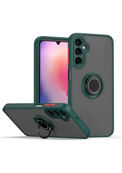 Samsung Galaxy A25 Kılıf Montreal Yüzüklü Mat Kapak