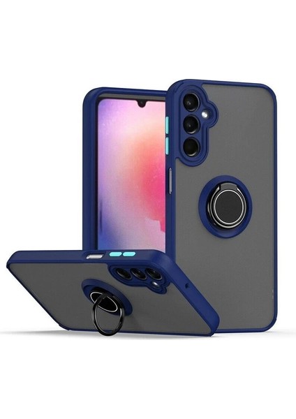 Samsung Galaxy A55 Kılıf Montreal Yüzüklü Mat Kapak
