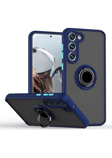 Samsung Galaxy S22 Kılıf Montreal Yüzüklü Mat Kapak
