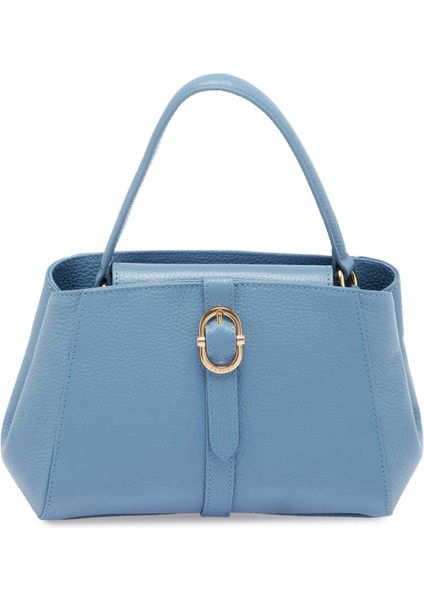 Mavi Hakiki Deri Kadın El Çantası - S24Y1BC80282-C43